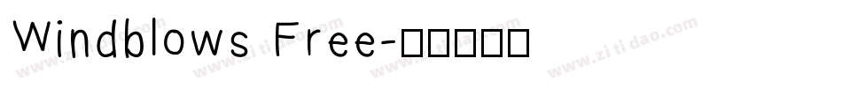 Windblows Free字体转换
